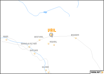 map of Vail