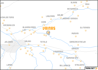 map of (( Vainas ))