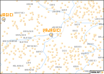 map of Vajagići