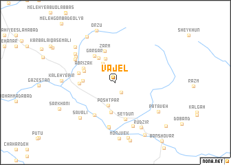 map of Vājel