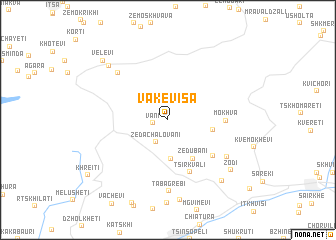 map of Vakevisa