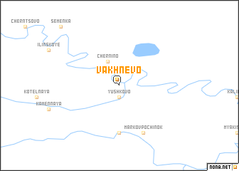 map of Vakhnevo