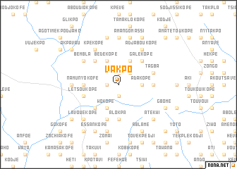 map of Vakpo