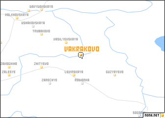 map of Vakrakovo