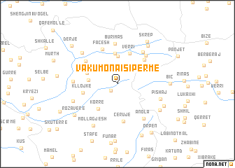 map of Vakumona i Sipërme