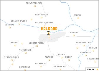 map of Valador