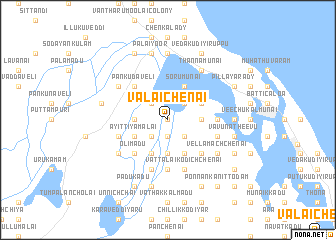 map of Valaichenai