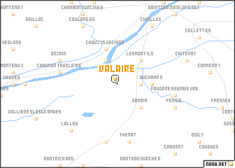 map of Valaire