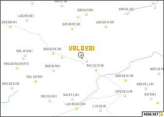map of Valakai