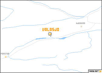 map of Vålåsjø