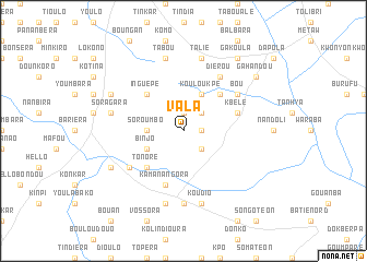 map of Vala