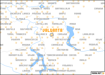 map of Valdanta