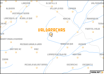 map of Valdarachas