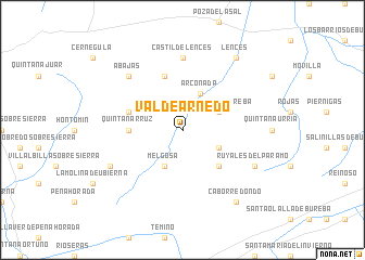 map of Valdearnedo