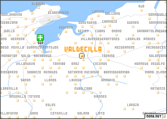 map of Valdecilla