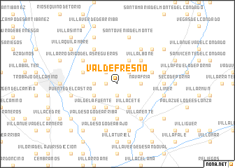 map of Valdefresno