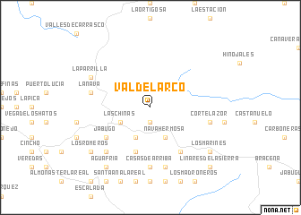 map of Valdelarco