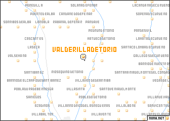 map of Valderilla de Torío
