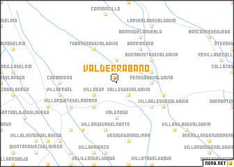 map of Valderrábano