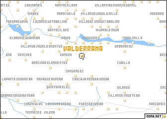 map of Valderrama