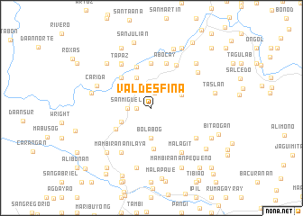 map of Valdesfina