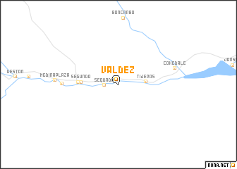 map of Valdez