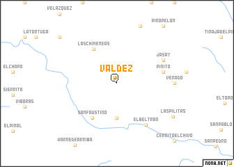 map of Valdez