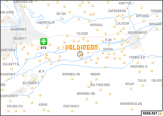 map of Valdirgon