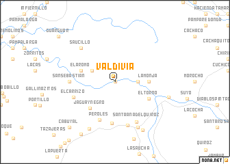 map of Valdivia