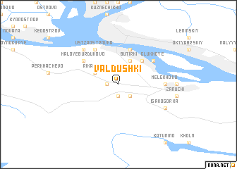 map of Valdushki