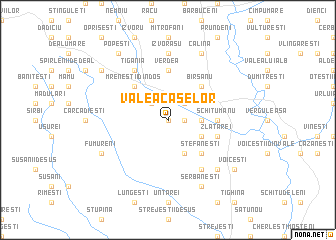 map of Valea Caselor