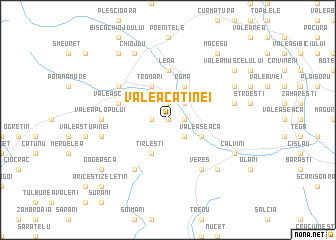 map of Valea Cătinei