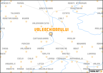 map of Valea Chioarului