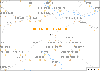 map of Valea Colceagului