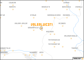 map of Valea lui Coti