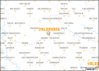 map of Valea Mare