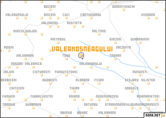 map of Valea Moşneagului