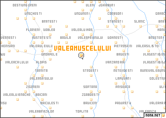 map of Valea Muscelului