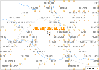 map of Valea Muscelului