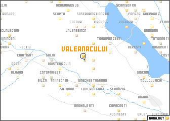 map of Valea Nacului