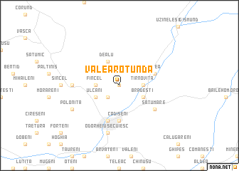 map of Valea Rotundă