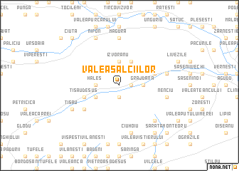 map of Valea Sălciilor