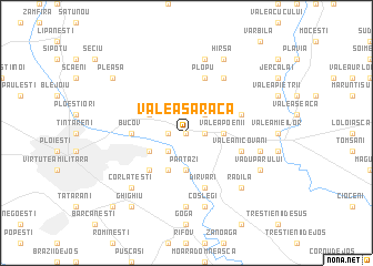 map of Valea Săracă