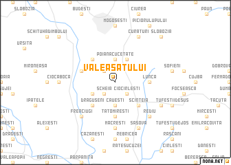 map of Valea Satului