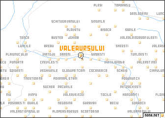 map of Valea Ursului