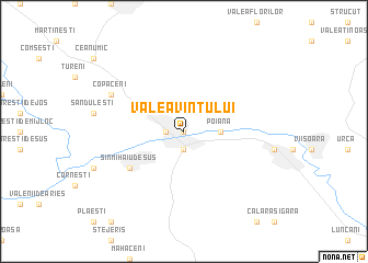 map of Valea Vînţului