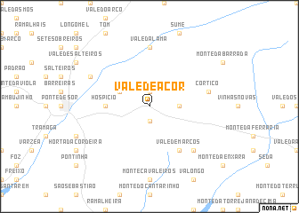 map of Vale de Açor
