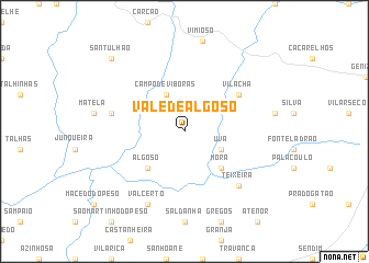 map of Vale de Algoso