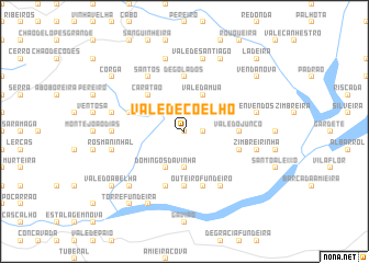 map of Vale de Coelho