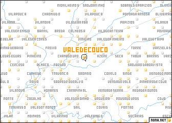map of Vale de Couço